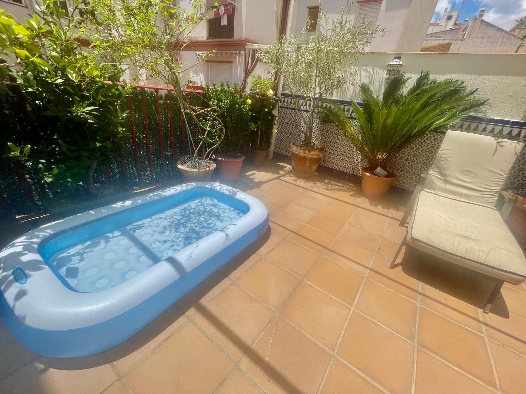 Maravilloso Apartamento Centrico De 70M2, Jardin Propio 40M2 Con Piscina Para Ninos Y Parking Opcional Malaga Zewnętrze zdjęcie
